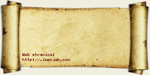 Una Beranović vizit kartica